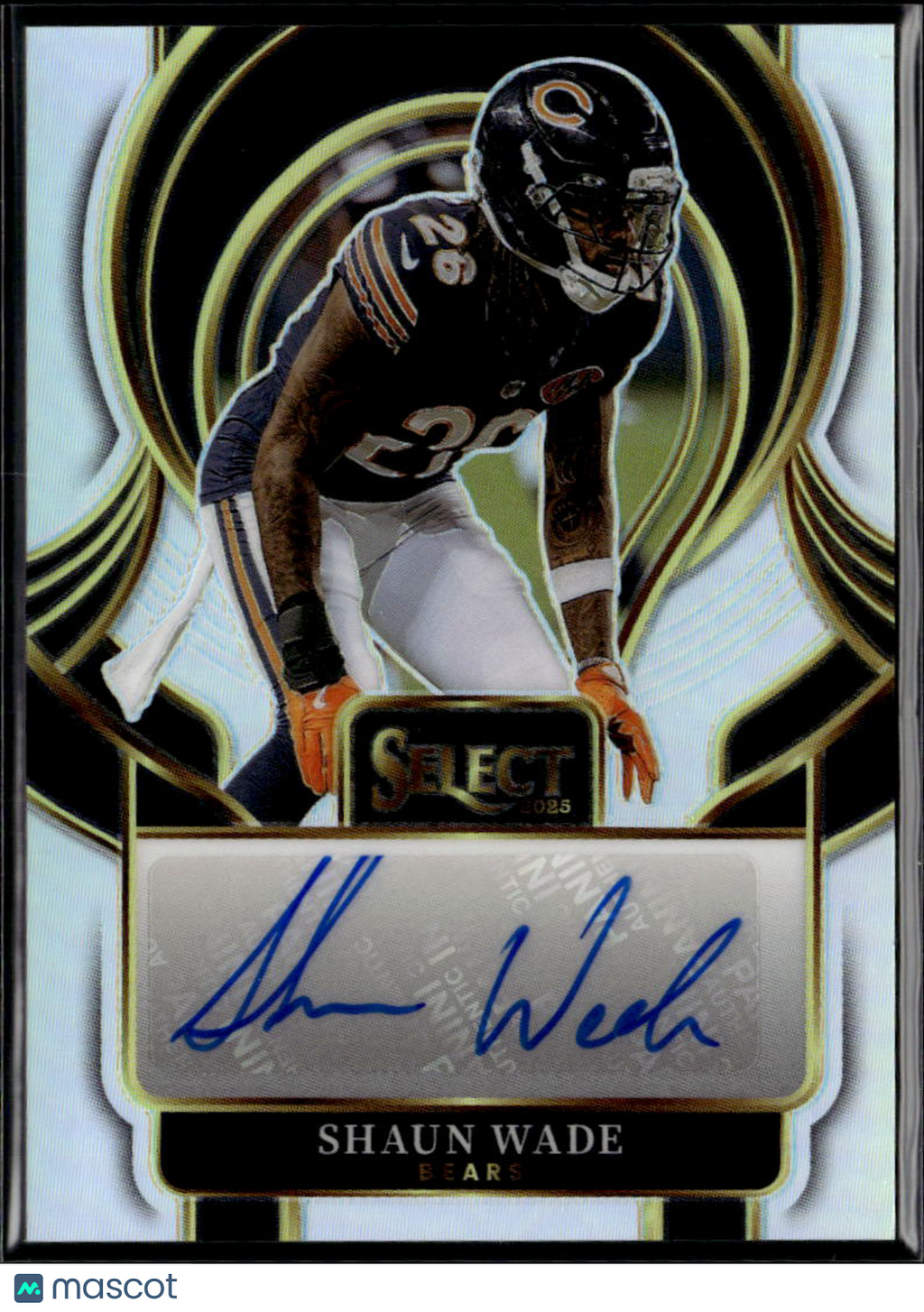 Shaun Wade 2025 Select Auto Autograph Chicago Bears