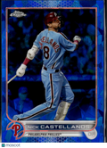Nick Castellanos 2022 Topps Chrome Sapphire Philadelphia Phillies