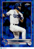 Gavin Lux 2022 Topps Chrome Sapphire Edition Los Angeles Dodgers