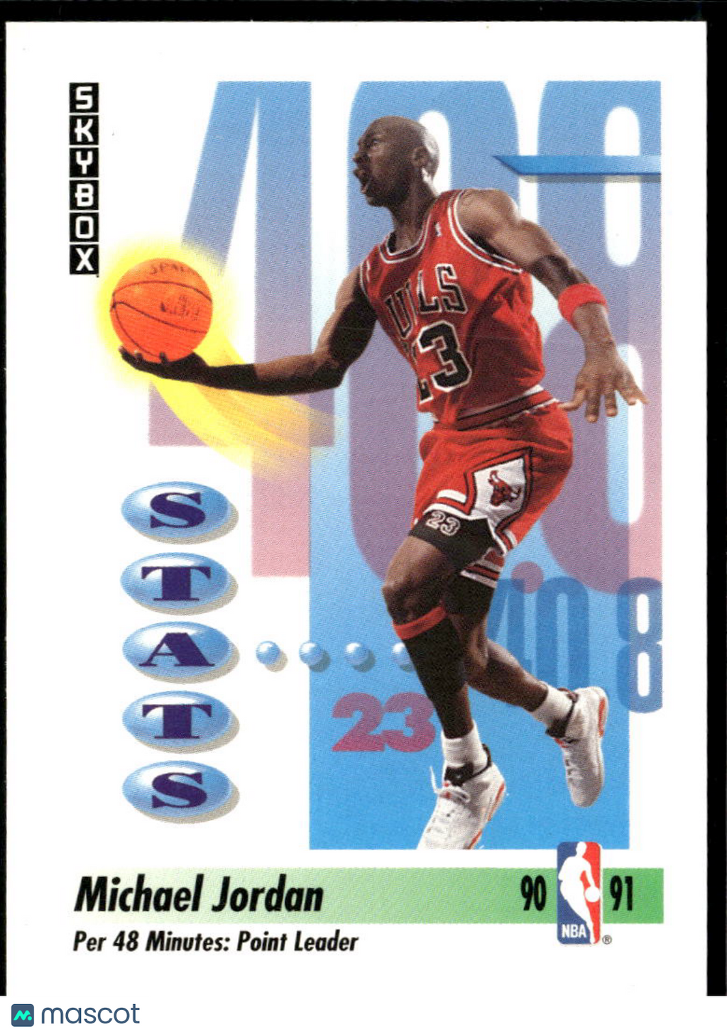 Michael Jordan 1990 SkyBox #307 Chicago Bulls