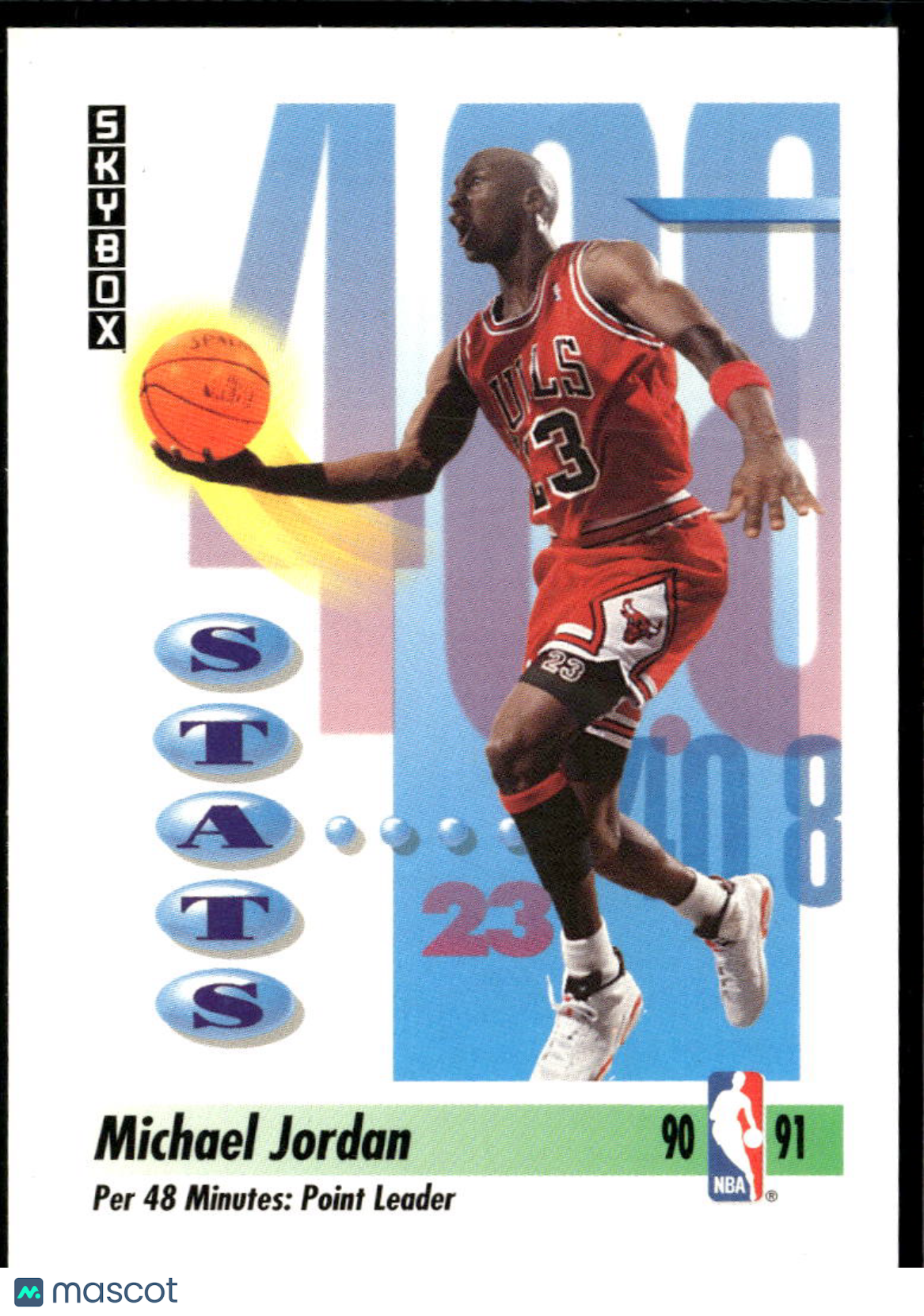 Michael Jordan 1990 SkyBox #307 Chicago Bulls