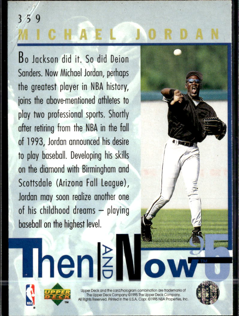 Michael Jordan 1995 Upper Deck #359 Chicago Bulls