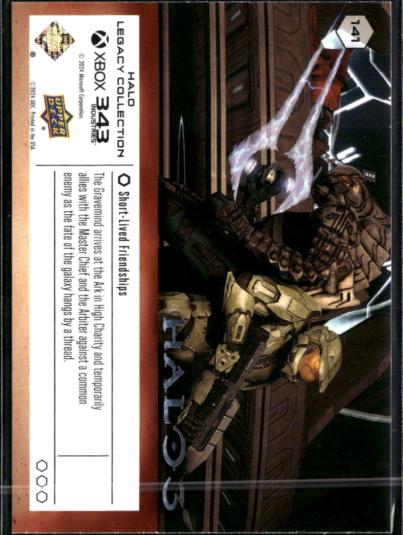 Master Chief & Arbiter 2024 Upper Deck Halo Legacy Collection #141