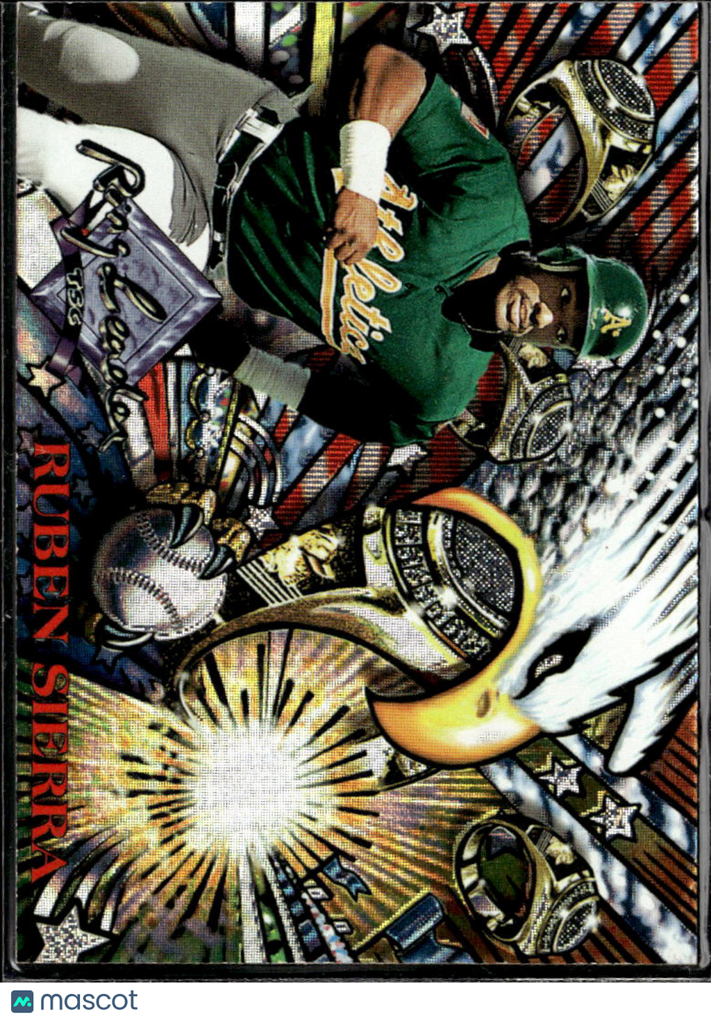 Ruben Sierra 1992 Topps Ring Leaders Oakland Athletics