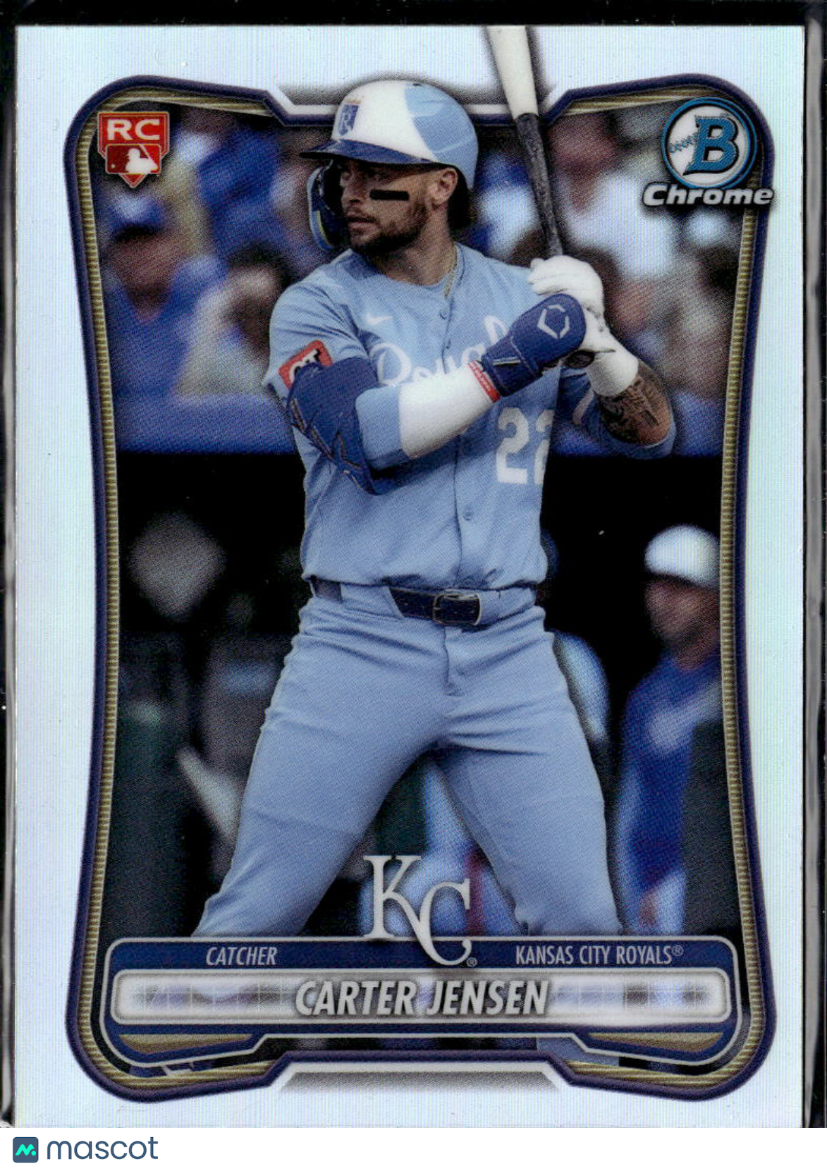 Carter Jensen 2026 Bowman Chrome RED Rookie RC Kansas City Royals
