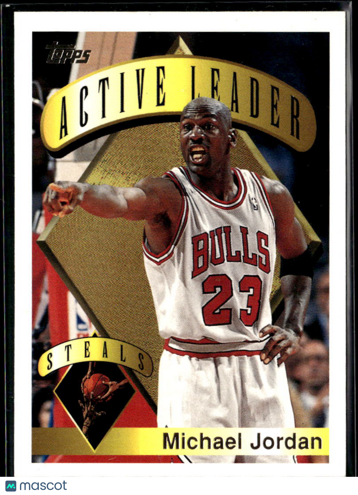 Michael Jordan 1995 Topps Active Leader #4 Chicago Bulls