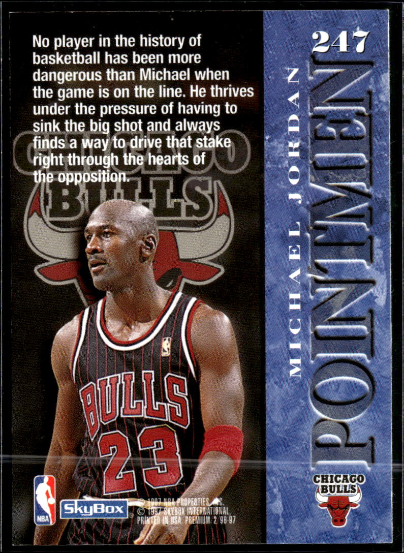 Michael Jordan 1997 SkyBox Premium Point Men Chicago Bulls