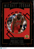 Michael Jordan 1995 Upper Deck Predictor Player of the Month #R1 Chicago Bulls