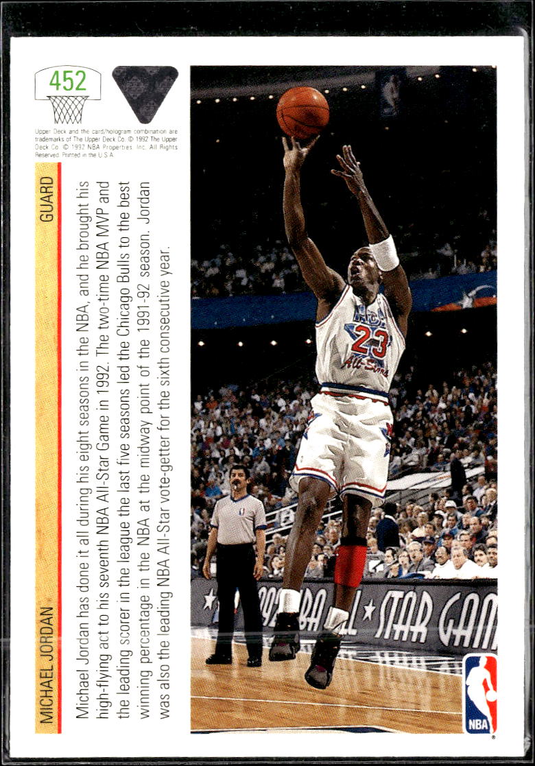 Michael Jordan 1992 Upper Deck Chicago Bulls