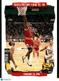 Michael Jordan 1996 Upper Deck Collector's Choice Chicago Bulls