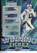 Josh Allen 2023 Contenders Winning Ticket HOLO Buffalo Bills