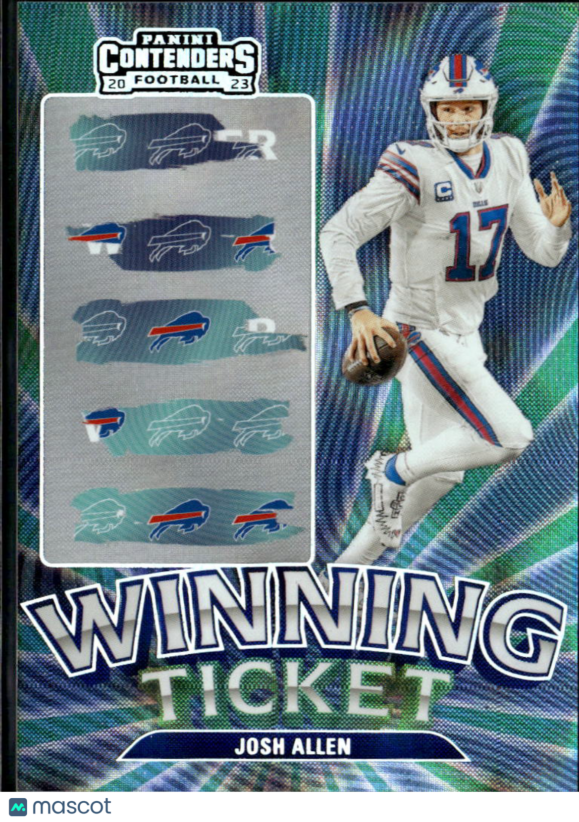 Josh Allen 2023 Contenders Winning Ticket HOLO Buffalo Bills