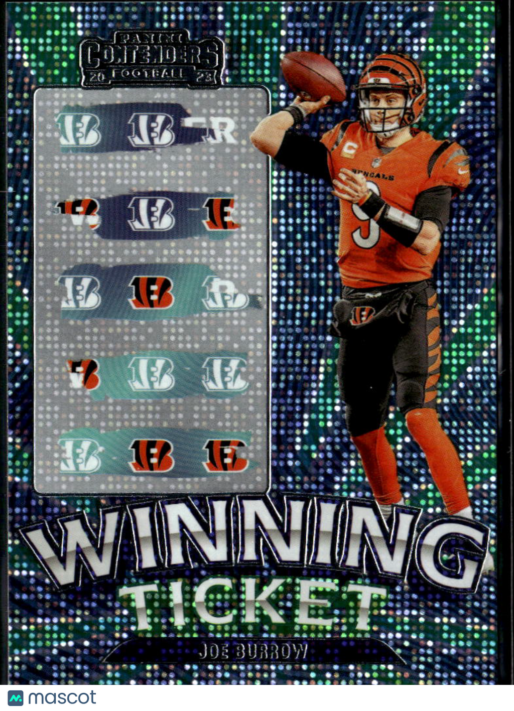 Joe Burrow 2023 Contenders Winning Ticket Cincinnati Bengals