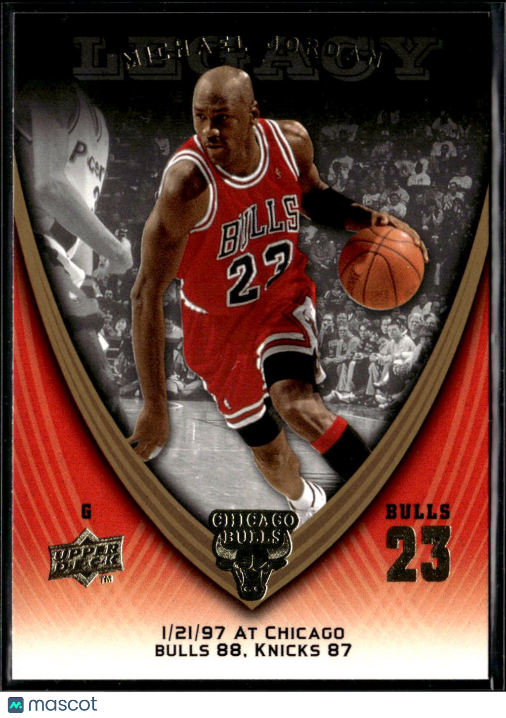 Michael Jordan 2009 Upper Deck Legacy #806 Chicago Bulls