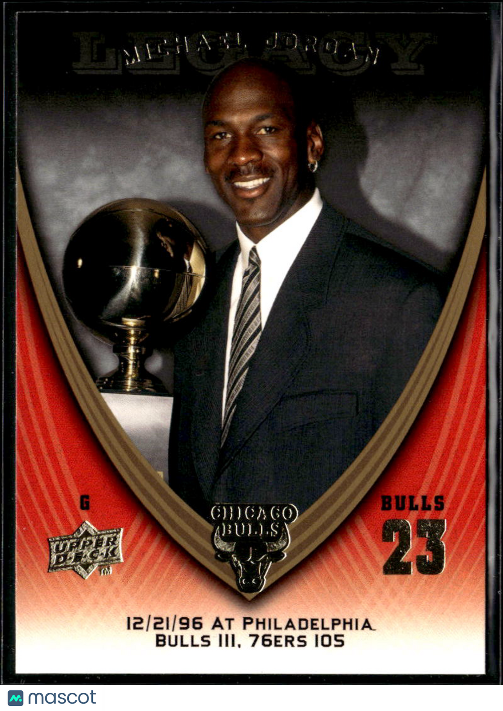 Michael Jordan 2009 Upper Deck Legacy #792 Chicago Bulls