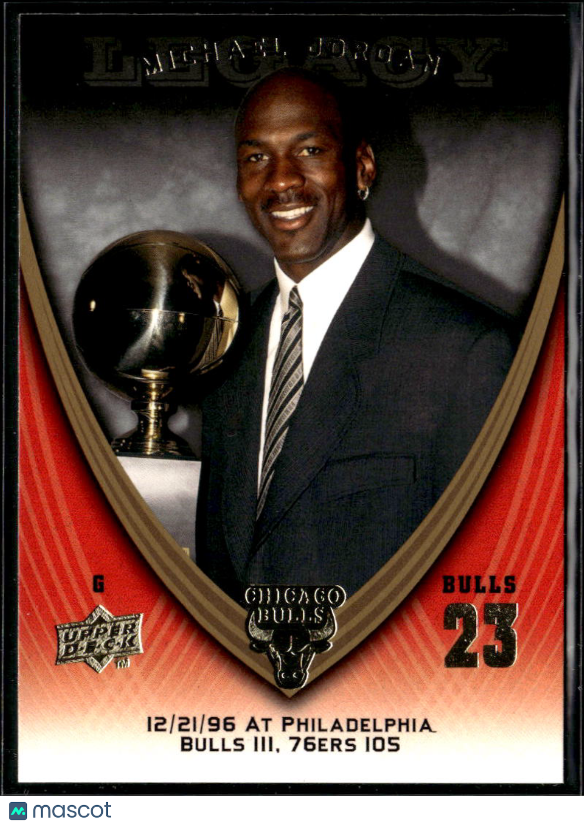 Michael Jordan 2009 Upper Deck Legacy #792 Chicago Bulls