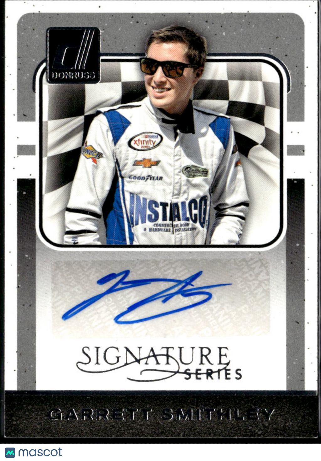 Garrett Smithley 2017 Donruss Racing Signature Series Auto Autograph