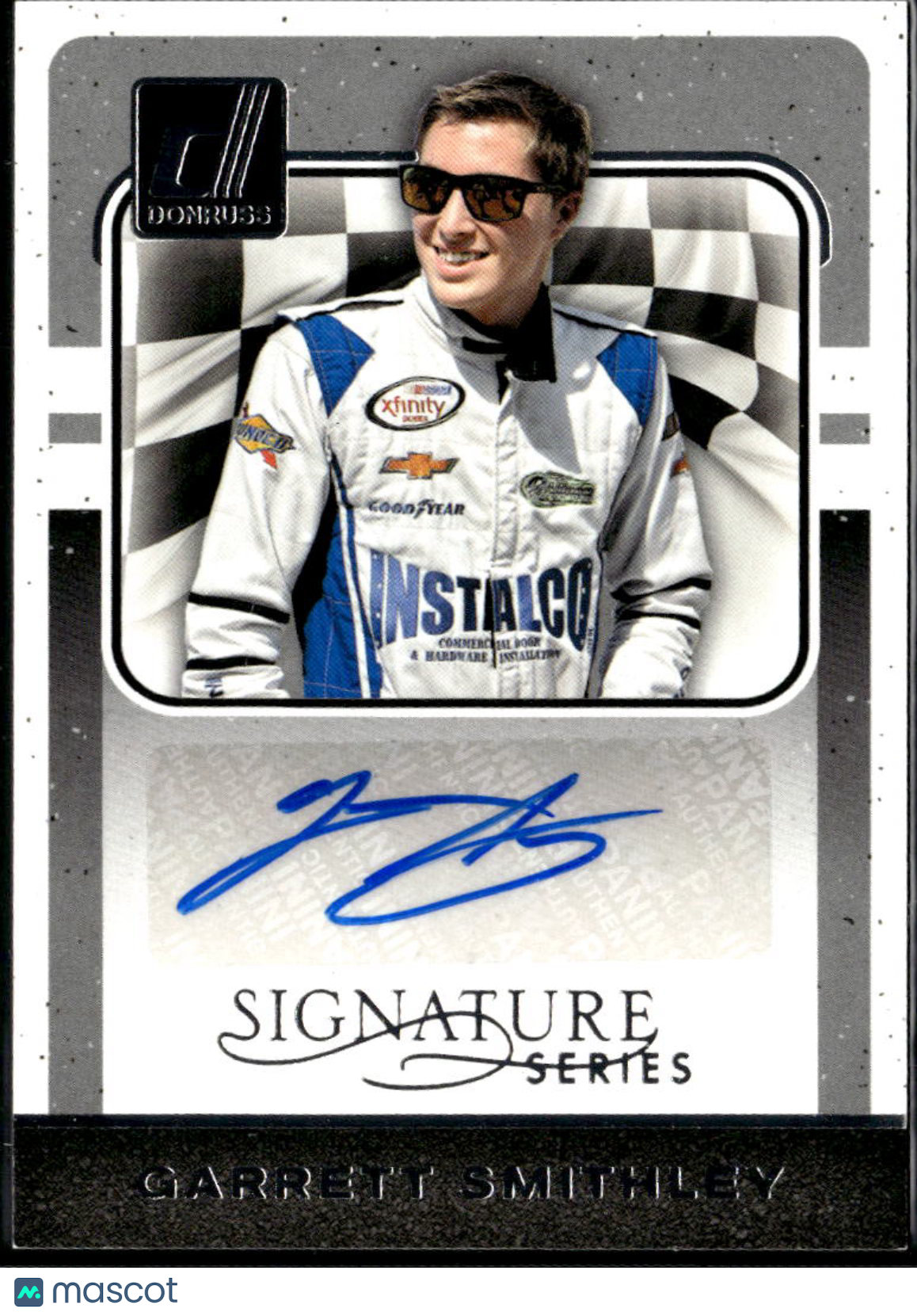 Garrett Smithley 2017 Donruss Racing Signature Series Auto Autograph