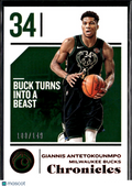Giannis Antetokounmpo 2018-19 Chronicles Red 108/149 Milwaukee Bucks