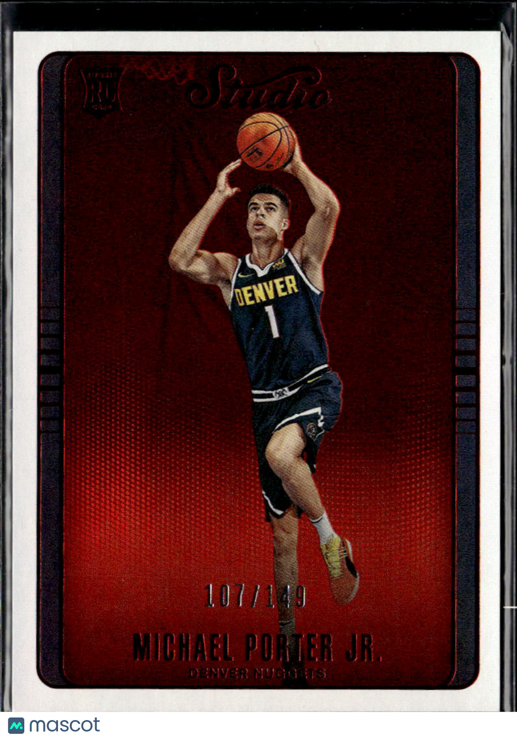Michael Porter Jr. 2018-19 Chronicles Studio Red RC /149 Denver Nuggets