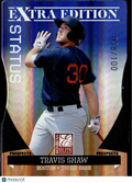 Travis Shaw 2011 Donruss Elite Extra Edition Status Blue /100 Boston Red Sox