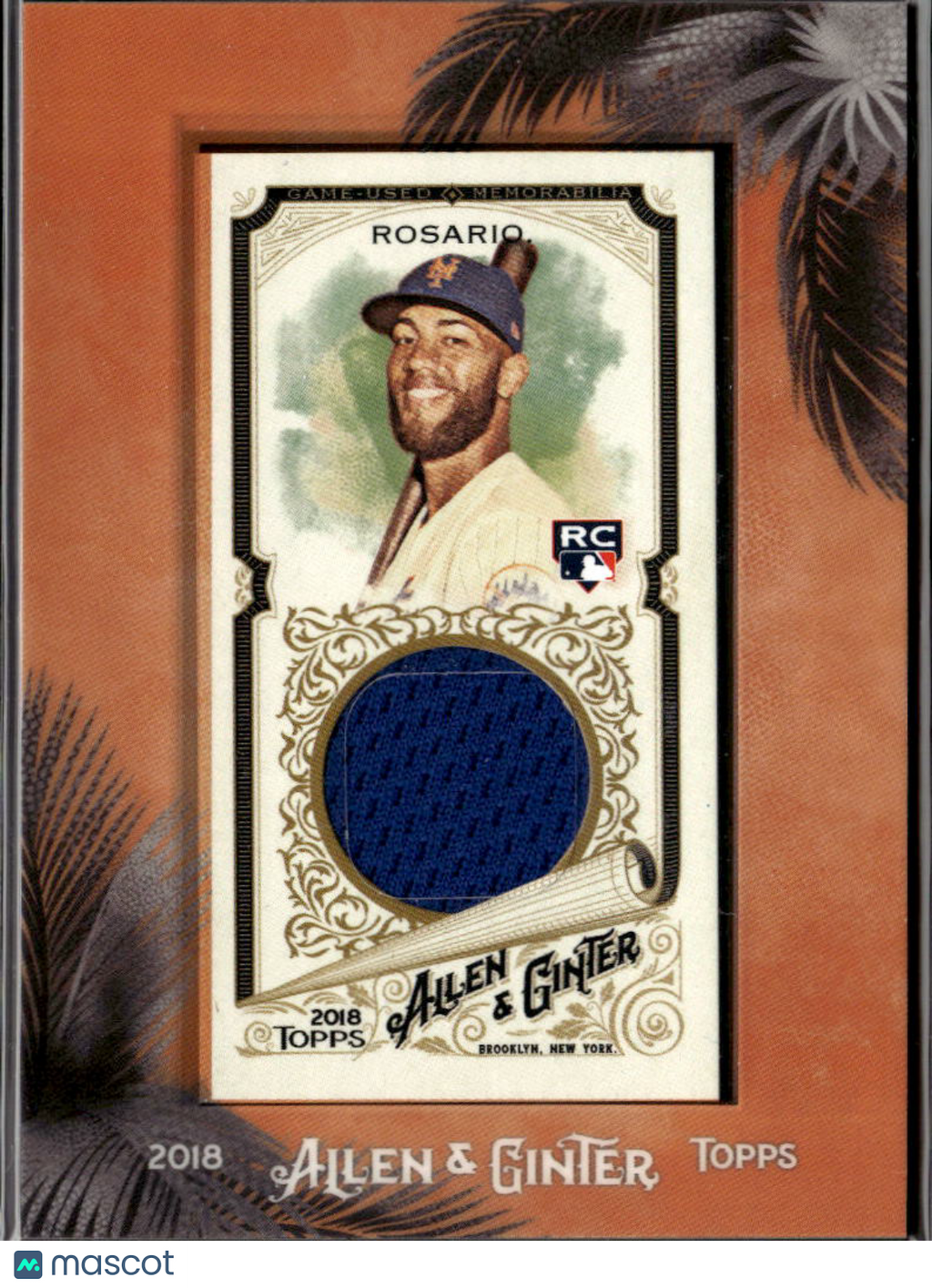 Amed Rosario 2018 Topps Allen & Ginter RC Jersey Patch New York Mets