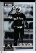 Jeremy Pena 2026 Topps Chrome Negative Refractor Houston Astros