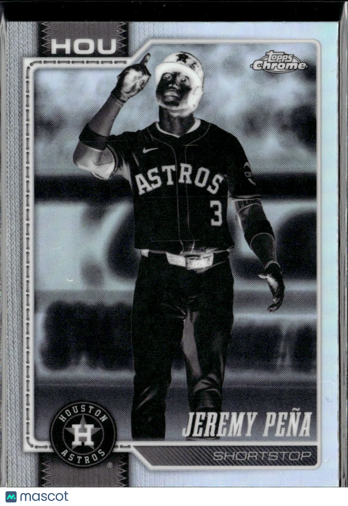 Jeremy Pena 2026 Topps Chrome Negative Refractor Houston Astros