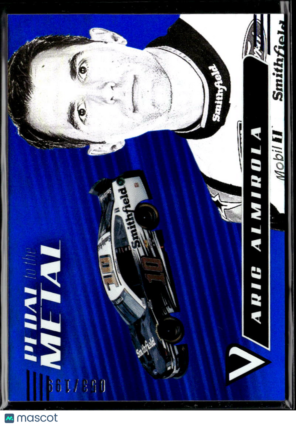 Aric Almirola 2021 Chronicles Black Racing Blue /199 Stewart-Haas Racing
