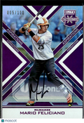 Mario Feliciano 2016 Elite Extra Edition Auto Autograph /100 Milwaukee Brewers