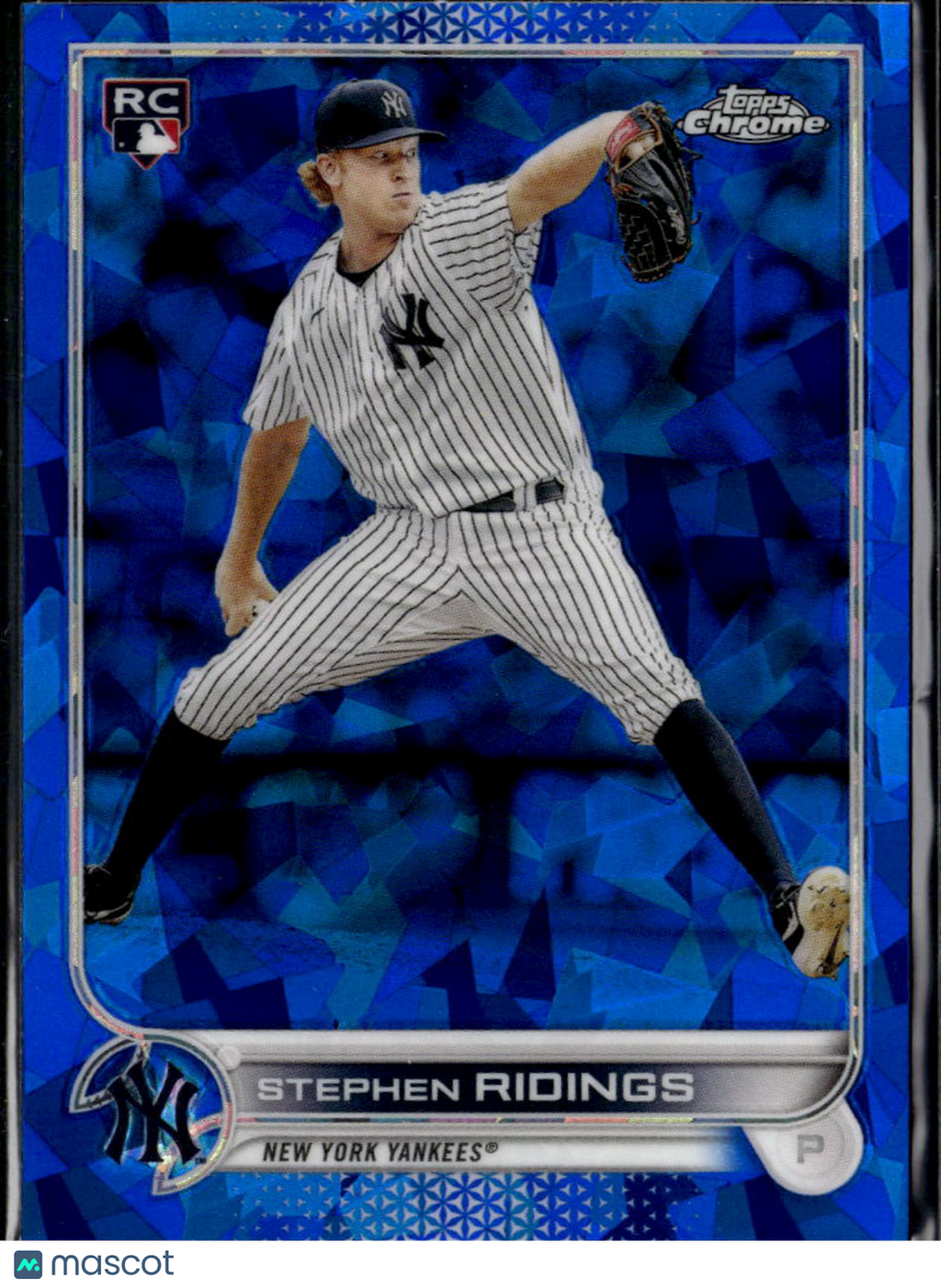 Stephen Ridings 2022 Topps Chrome Sapphire Edition RC New York Yankees