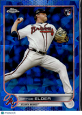 Bryce Elder 2022 Topps Chrome Update Sapphire Edition RC Atlanta Braves