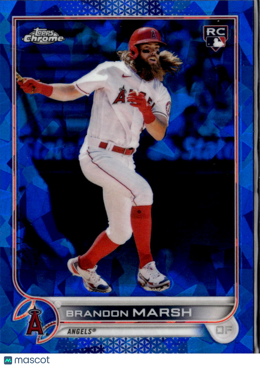 Brandon Marsh 2022 Topps Chrome Sapphire Edition RC Los Angeles Angels