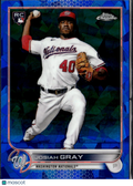 Josiah Gray 2022 Topps Chrome Sapphire Edition RC Washington Nationals
