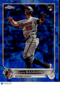 Rylan Bannon 2022 Topps Chrome Update Sapphire Edition Baltimore Orioles