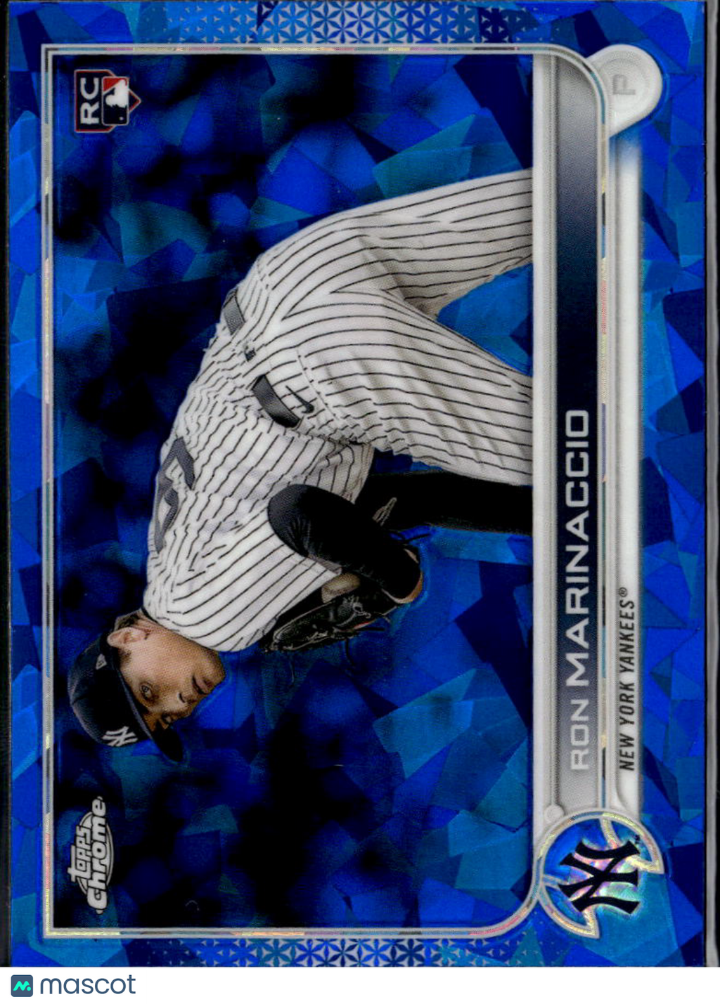 Ron Marinaccio 2022 Topps Chrome Sapphire Edition RC New York Yankees