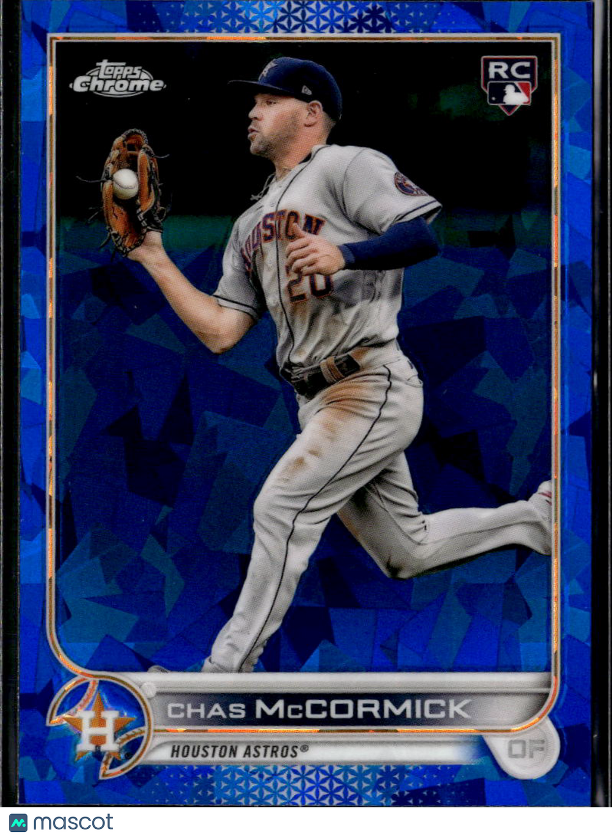 Chas McCormick 2022 Topps Chrome Sapphire Edition RC Houston Astros