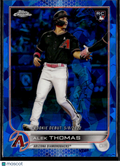 Alek Thomas 2022 Topps Chrome Sapphire RC Arizona Diamondbacks
