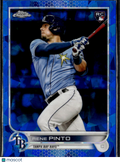 Rene Pinto 2022 Topps Chrome Sapphire Edition Update Series RC Tampa Bay Rays