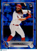 Brandon Marsh 2022 Topps Chrome Sapphire RC Los Angeles Angels