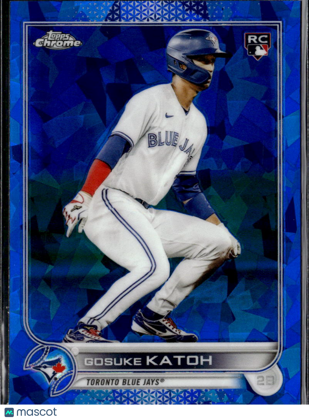Gosuke Katoh 2022 Topps Chrome Sapphire  RC Toronto Blue Jays
