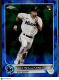 Luke Williams 2022 Topps Chrome Sapphire Edition Update Series RC Miami Marlins