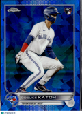 Gosuke Katoh 2022 Topps Chrome Sapphire Update Series RC Toronto Blue Jays