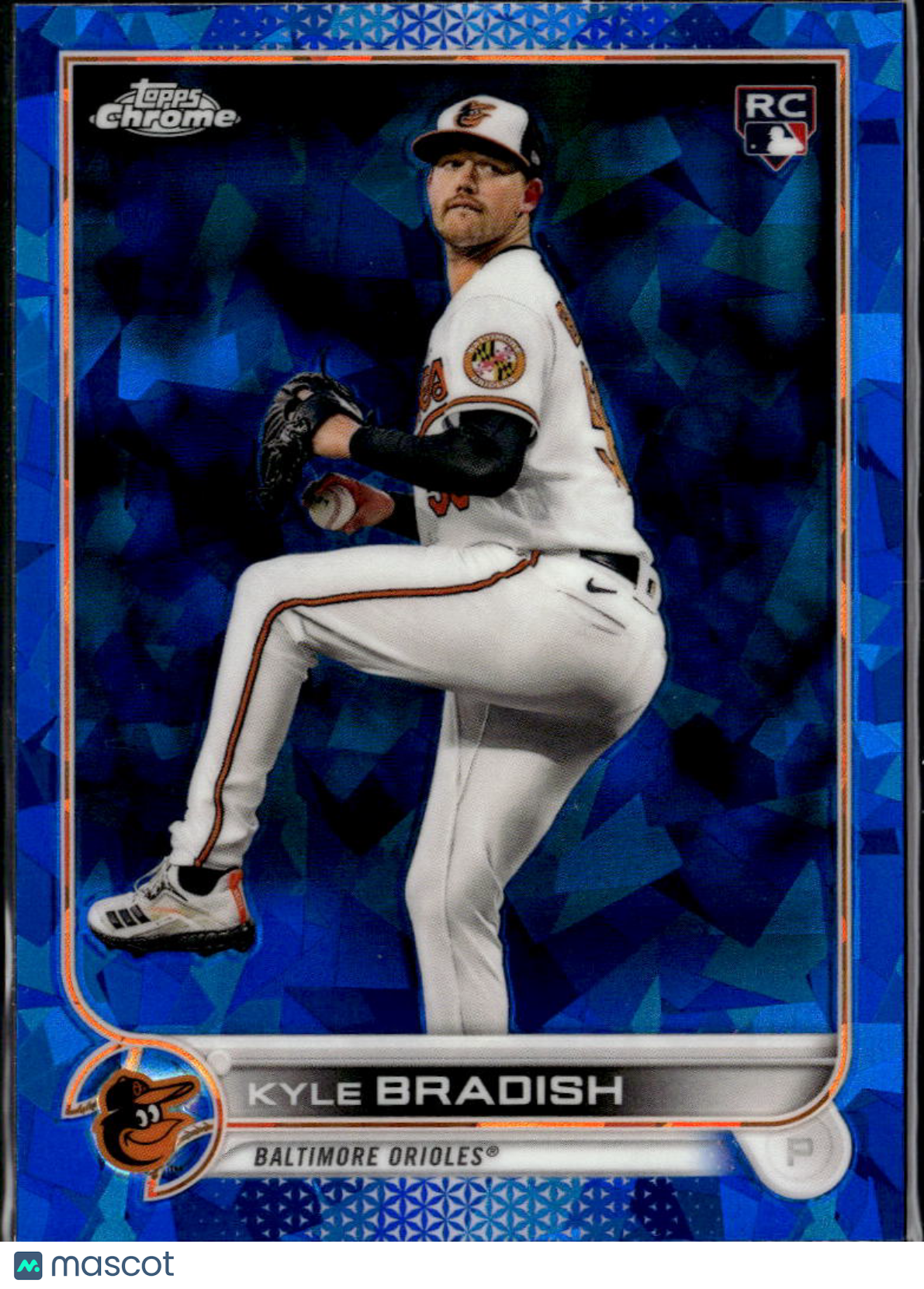 Kyle Bradish 2022 Topps Chrome Update Sapphire Edition RC Baltimore Orioles