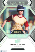 Henry Davis 2022 Upper Deck Exquisite Rookie RC 128/149 Pittsburgh Pirates