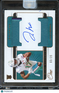 Jaylen Waddle 2021 Panini One Auto Autograph Patch RC 3/35 Miami Dolphins