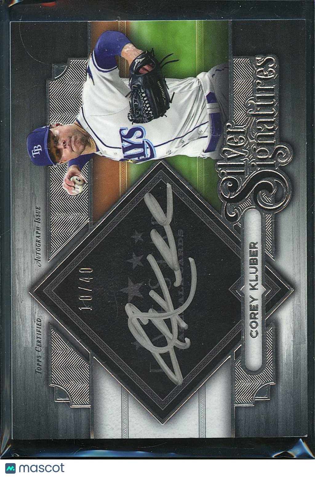 Corey Kluber 2022 Topps Five Star Auto Autograph 10/40 Tampa Bay Rays