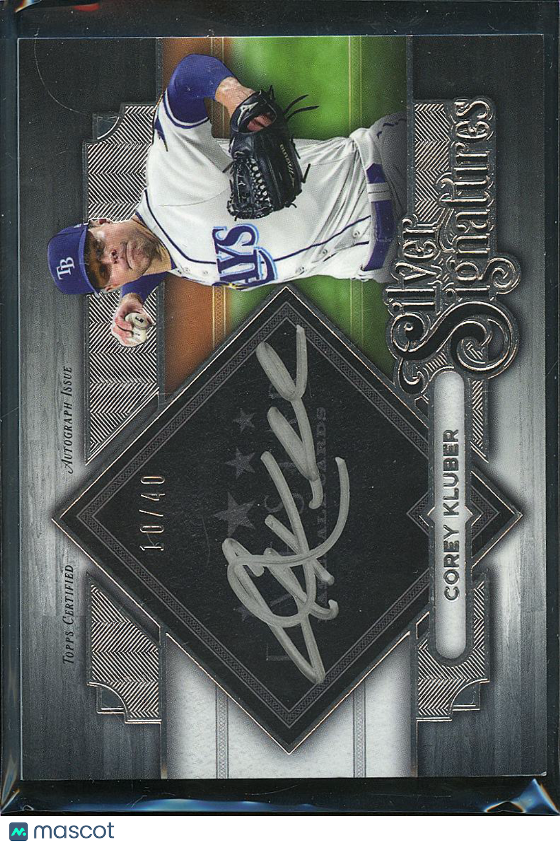 Corey Kluber 2022 Topps Five Star Auto Autograph 10/40 Tampa Bay Rays