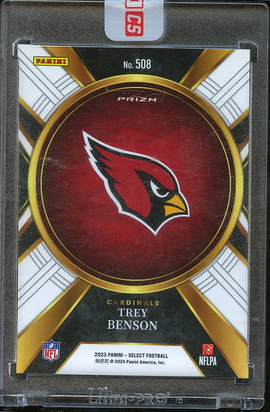 Trey Benson 2024 Select XRC Silver Prizm Rookie RC Arizona Cardinals