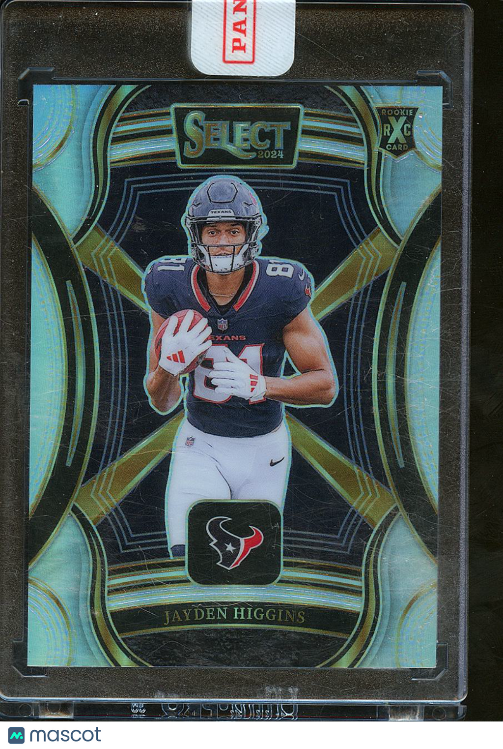 Jayden Higgins 2024 Select XRC Silver Prizm Rookie RC Houston Texans